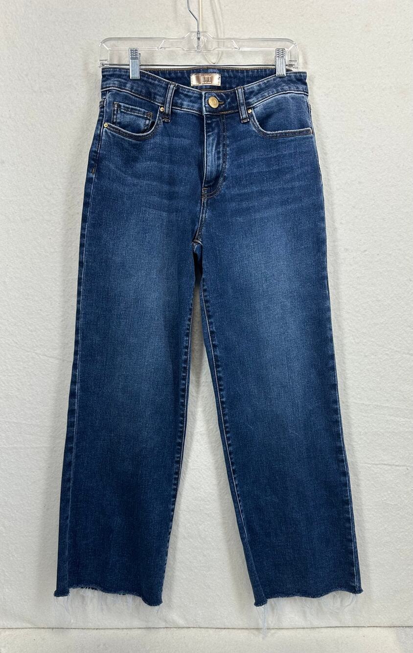 KUT from the Kloth Women's Denim Jean Charlotte High-Rise Cropped Size 4 Classic